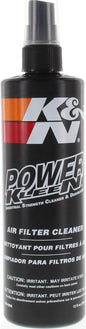 K&N Air Filter Cleaner and Degreaser: Power Kleen; 12 Oz Spray Bottle; Restore Engine Air Filter Performance, 99-0606