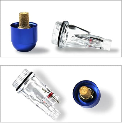 HUBEST New Airbrush Filter 1/8'' Comfortable Handy in-Line Mini Air Filter Moisture Water Trap Spray Pen Brush Tool Oil-Water Separator