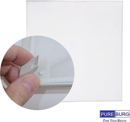 PUREBURG Replacement Pre-Filters Compatible with Samsung Bespoke Cube Air Purifier CFX-H640/AA, 10-Pack Washable Pet Mesh Dust & Hair Filters, Reusable to Extend HEPA Life