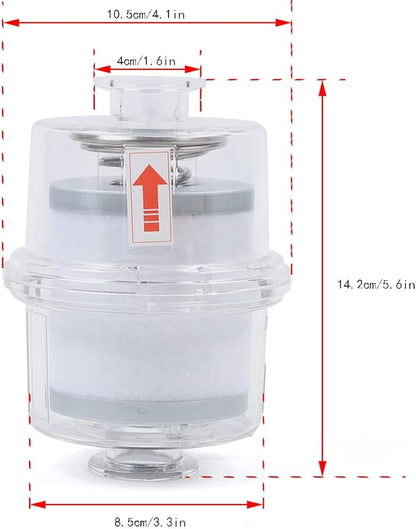 YIYIBYUS New Oil Mist Filter for Vacuum Pump Fume Separator Exhaust Filter KF25 Interface High Efficiency Filtration 95%