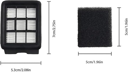 wet dry vacuum cleaner, Compatible For Redkey W12 Floor Scrubber Vacuum Replacement Spare Parts Accessorie HEPA Filter,for home and floor(4pcs)