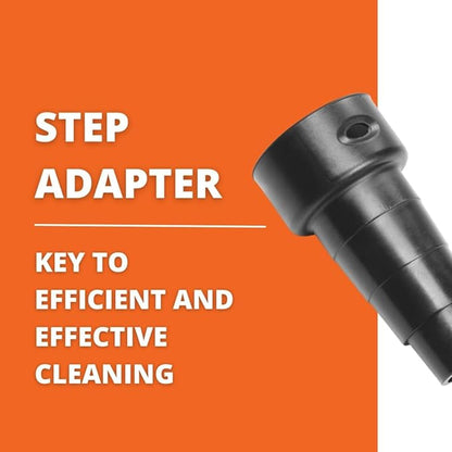 Fein 4-Step Adapter for Turbo Wet/Dry Dust Extractors - Versatile Hose Connector for Enhanced Tool Compatibility, Durable, Easy Installation - 31345079010