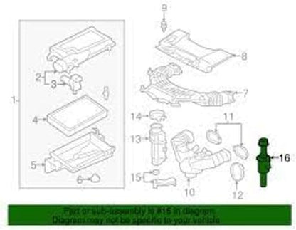 Genuine OEM For TOYOTA LS460 F Sport Intake Air Sound Creator 17898-38010 1789838010
