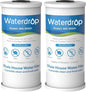 Waterdrop FXHTC Whole House Carbon Water Filter, Replacement for GE® FXHTC, GXWH40L, GXWH35F, Culligan® RFC-BBSA, American Plumber W10-PR, W10-BC, WRC25HD, 10" x 4.5" Cartridge, 5 Micron, Pack of 2