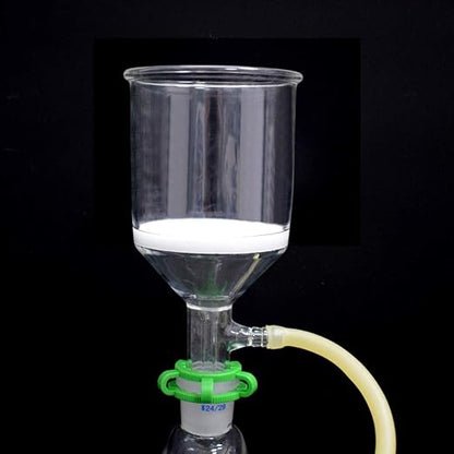 Glass Vacuum Suction Filter with 1000mL Filter Bottle and 250ml Funnel Filtration Kit Lab Vacuum Filtration Distillation Apparatus
