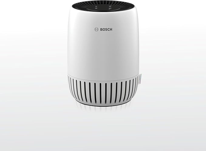 BOSCH Air Purifier for Home, Small Spaces (Covers, 500-sq ft), 2-in-1 Filter for Pollen, Smoke, Dust, Dander, Outdoor Pollution, Odors, HEPA, Air 500, White