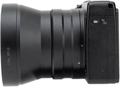 JJC Lens Filter Adapter for Ricoh GR IV GRIV GR4 HDF Monochrome Digital Camera with GW-4 Wide Conversion Lens or 49mm Thread Filter, Replaces Ricoh GA-3 for GR 4 Accessories