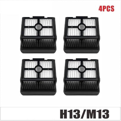 Scrubber Wiper Filter Soft Brush Wet and Dry Vacuum Cleaner Spare Part，Compatible for Dreame， M13 / H13 Accessories(FILTER-4PCS)