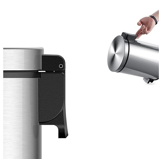 Portable Rechargeable Creative Intelligent Sensor Trash Can Household Electric Fashion Living Room Bathroom Trash Can Can Recycler (Size : B:35 * 25CM) (12L)