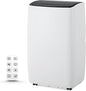 Portable Air Conditioners, 12000 BTU Powerful AC Unit Cools 550 Sq.Ft Spaces, 4-In-1 Air Conditioner Dehumidifier/Fan/Sleep Mode, Remote Control, 24H Time, Window Kit for Rooms/Officess, Black Top