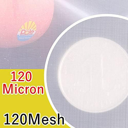 Fine Filter Mesh Nylon Fabric, Recycling Screens for Kitchen Filtration Food Wine 80-500 Mesh(120mesh 120micron,1x1 meter)