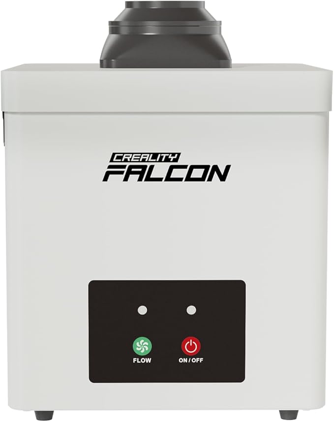 Creality Falcon Desktop Smoke Purifier for Falcon A1 Engraver, 2-Layer Filtration with 99.97% Purification, 68dB Quiet, 3-Speed Adjustable Fume Extractor