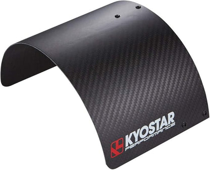 Kyostar Universal 100% Real Carbon fiber Air Filter Heat Shield Cover Burning Air Intake Filter Cover for 2.5-3.5" Cone Filter