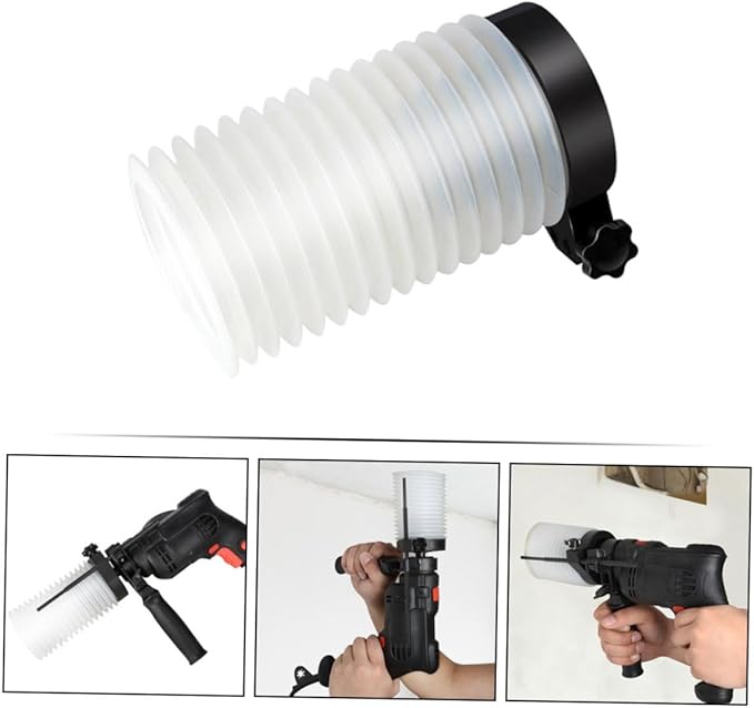 HOMSFOU Electric Hammer Drill Dust Shroud Fit Drill Press Cover Ash Bowl Health