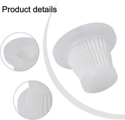 For HEPA Filter for Car Vacuum, Washable Reusable Vacuum Filter Replacement 10 Pack, Car Vacuum Cleaner Filter Set for Vehicle - 52x40x28mm