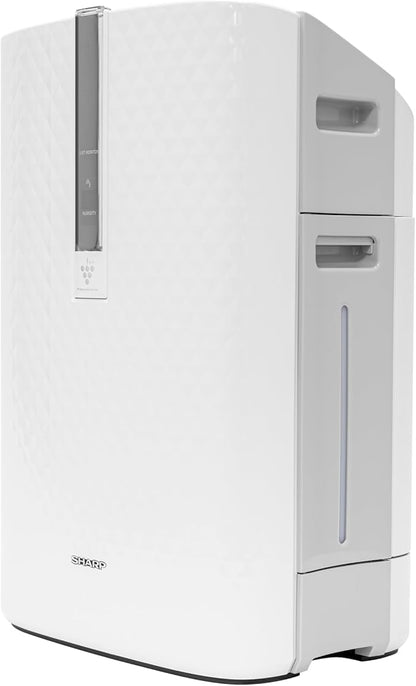 SHARP Air Purifier with Humidifier Combo – Covers up to 1,230 sqft in one hour, True HEPA Filter Air Purifier for Medium Rooms, Home Nursery, Dust, Smoke, Pollen - KC850U