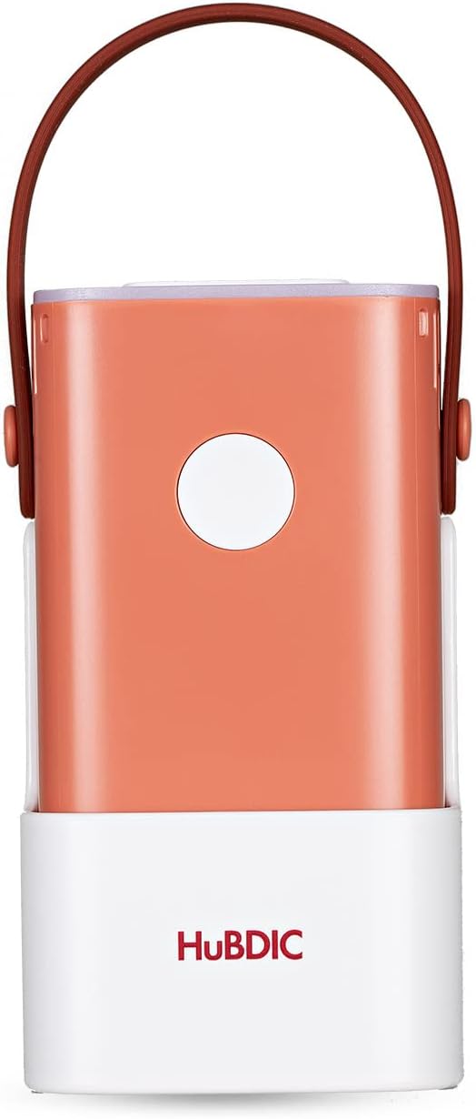 HubiCare Mini Portable Air Purifier - Cordless Air that does not require a HEPA filter & Eliminates Odors - Cars, Pet Litters, & Shoe Closet (Pink)