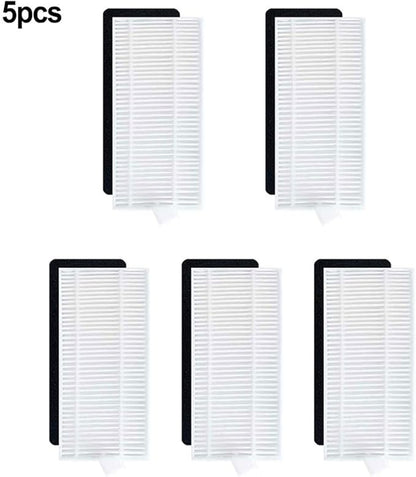 Replacement Filter for Thamtu T21 Robot Vacuum, Washable and Reusable HEPA-Style Air Purifying Filter, Removes of Dust Particles Down to 0.3 Microns, 5-Pack