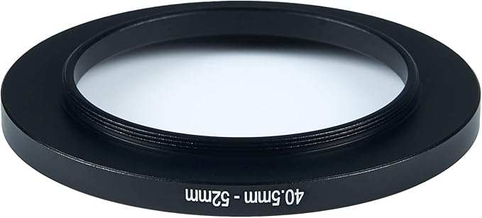 40.5mm to 52mm Step-Up Ring Filter Adapter for All Brands UV ND CPL Metal Ring Step-Up Rings Adapter Filter (40.5mm-52mm)
