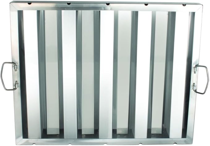 Soro Essentials- 20" W x 16" H Stainless Steel Commercial Kitchen Hood Filter with Handles- Hood Filters Range Hood Filter Range Hood Baffle Grease Filter for Restaurant Kitchen Exhaust Hoods