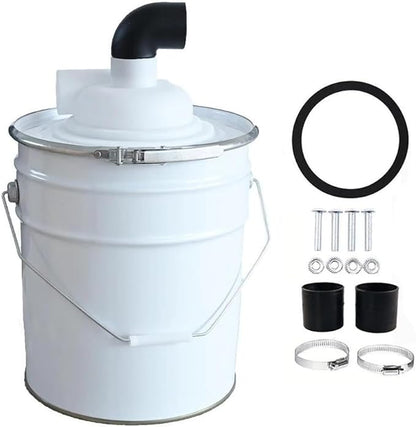 Cyclone Filter Woodworking Dust Collector with Elbow DIY Chipboard Cyclone Separator Lid Construction for Vacuum Cleaner