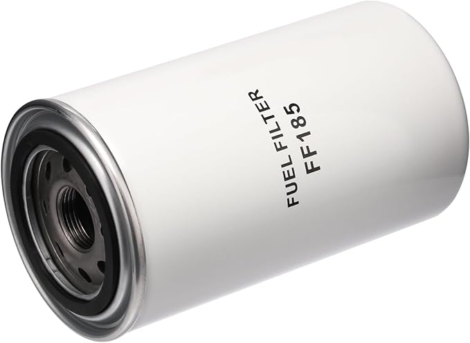 FF185 Spin-On Fuel Filter Heavy Duty Particle Protection Compatible with FLD/FLB/FLC 379/357/320 Replaces V1111845 KW185 25011694