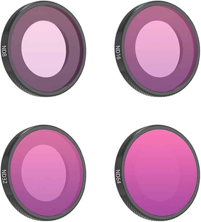 ND Filter Set Compatible with Insta360 GO Ultra Camera Accessories, ND8/ND16/ND32/ND64 Lens Filter Waterproof Scratch-Resistant