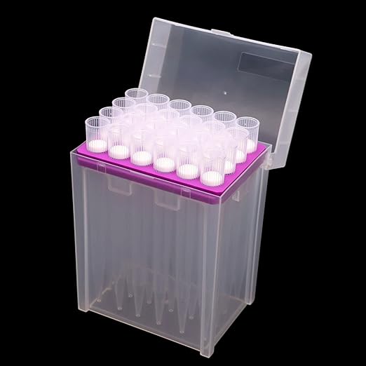 lab Pipette tip 10ML, Universal, Autoclavable, with Filter, Clear, 24 Tips per Rack (T10ML-RSF-24)