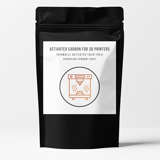 Carbon for 3D Printing & Laser Fume Filtration | Activated Carbon Depot | Low-Dust 3D Printer Filter Replacement Media | Thermally Activated GAC (55, Pounds)