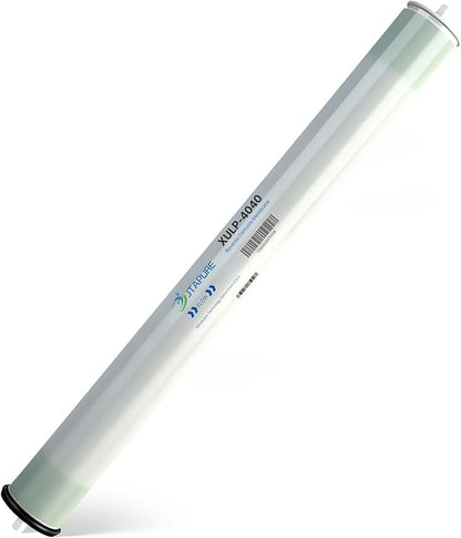 XULP 4040 RO Membrane, Extra Low Pressure 4 x 40 inch Reverse Osmosis Filter, 2600 GPD High Flow at 100 PSI, 99% Stable Rejection, Ideal for Groundwater, Well water & Tap Water Systems