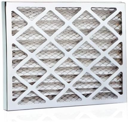 Filterbuy 20x24x2 Air Filter MERV 13 Optimal Smoke & Allergy Defense (6-Pack), Electrostatic Pleated HVAC AC Furnace Filters Replacement, Made in USA (Actual Size: 19.38 x 23.38 x 1.75)