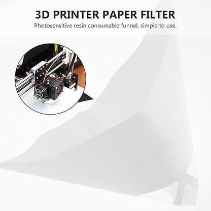 30Pcs Disposable Photosensitive Resin Strainer Funnel 3D Printer Accessories Consumable Paper Filter for SLA Resin Printing with 3pcs (10Pcs Each)