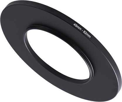 49-82mm Step-Up Ring Adapter, 49mm to 82mm Step Up Filter Ring for 49mm Lens Mount 82mm for DSLR Lenses and ND UV CPL IR Filters （49-82mm）