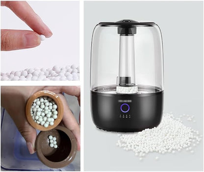200 Gram Humidifier Cleaner Refill Replacement Nano Silver Ceramic Cleaning Ball for Humidifiers Demineralization Cartridge Containers Filters Fish Tank Purifies Water Eliminates Dust Odor
