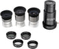 Complete Telescope Eyepiece Set - Multi-Coated Optics - 1.25 inch Eyepiece Set with 4mm, 10mm, 20mm Lenses, 5X Barlow Lens, 2 Moon Filters, 2 Polarizing Filters