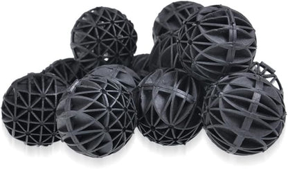 Wave Point Aquarium Filter Media Kits, 1 lb Activated Carbon + 50pc Bio Balls +1 lb Ceramic Ring (Triple Pack)