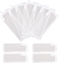 BOXOB 10pcs Aquarium Filter Media Bags, 100 Micron Extra Fine Media Filter Small Mesh Bags Purigen Sock for Fish Tank with Plastic Zipper for Activated Carbon Resin (7.9x3 Inch)