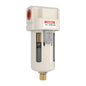 AIRZOE 3/8" NPT Air Dryer for Compressor - Air Compressor Water Separator AF3000-03, Manual Drain,5 Micron Brass Element, Poly Bowl