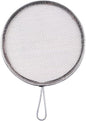 1 Piece Stainless Steel Filter Mesh Ceramic Glaze Filter Mesh Stainless Steel Sieve Strainer Pottery Filter with Handle Glaze Mud Strainer Sifter for Clay Pottery Art, Round