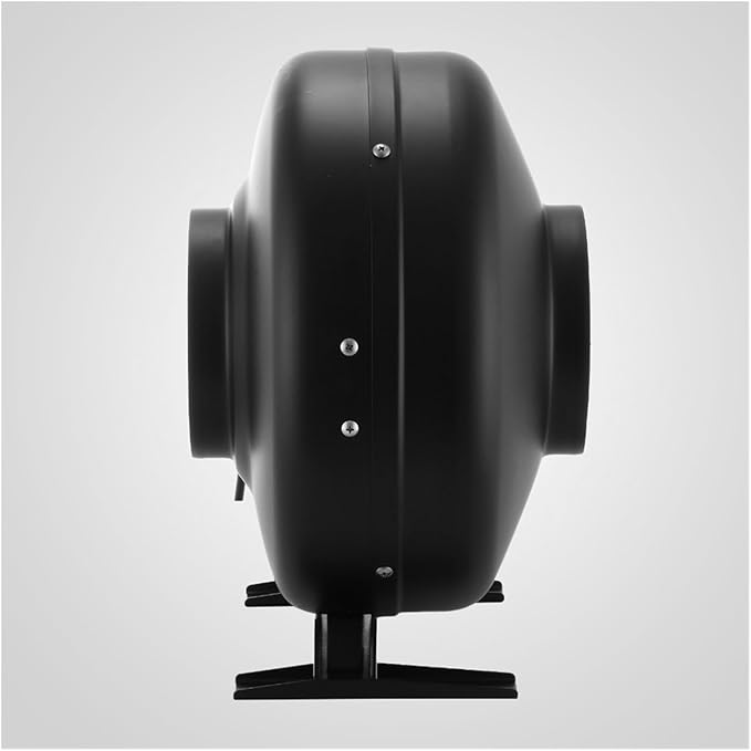 6" Inline Exhaust Fan Carbon Filter Kit Air Blower Scrubber Odor Control Wide Application