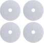 10 Pcs Universal Cloth Dryer Exhaust Filter Portable Replacement Lint Filter Air Intake Paper Filters for Chef Dryer, Dryer Replacement Parts Accessories (White,227 x 33 mm)