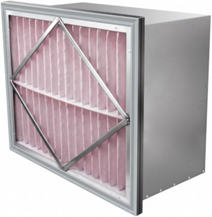 RIGID-PACK 24x20x12 Rigid Box Air Filter – MERV 15/98% ASHRAE HVAC Filter – Radial V-Pleat, Metal Frame, No Header – High-Efficiency Replacement for Commercial & Industrial Systems
