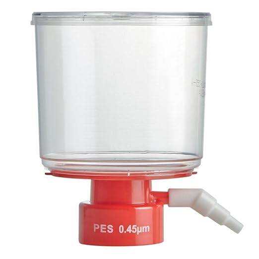 Diamond PureFlow Bottle Top Filter, 500mL, PES Membrane, 0.45μm Porosity, STERILE, Individually Wrapped, 24/Case