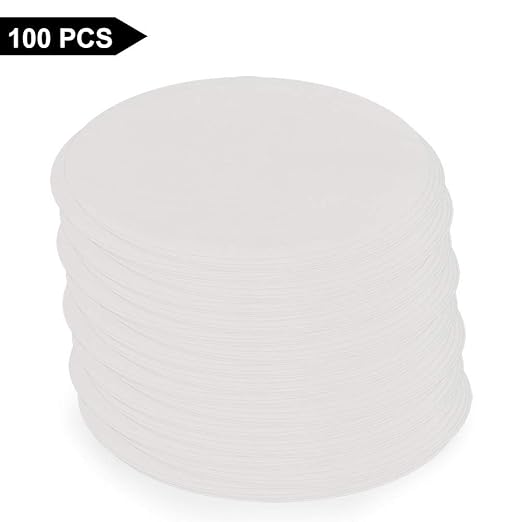 stonylab Quantitative Filter Paper Circles, 3-Box 94 mm Diameter Cellulose Filter Paper with 20 Micron Particle Retention Medium Filtration Speed, Set of 3 x 100 Pcs