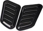 2Pcs ABS Car Air Flow Intake Hood Scoop Vent Bonnet Cover Universal DIY Decorate Car Accessories Compatible With BMW(Black)