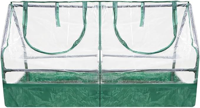 Zenport SH3212A+BTP Garden Raised Bed and Cold Frame Greenhouse Cloche - 3 Pack