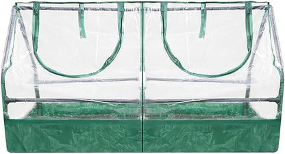 Zenport SH3212A+BTP Garden Raised Bed and Cold Frame Greenhouse Cloche - 3 Pack