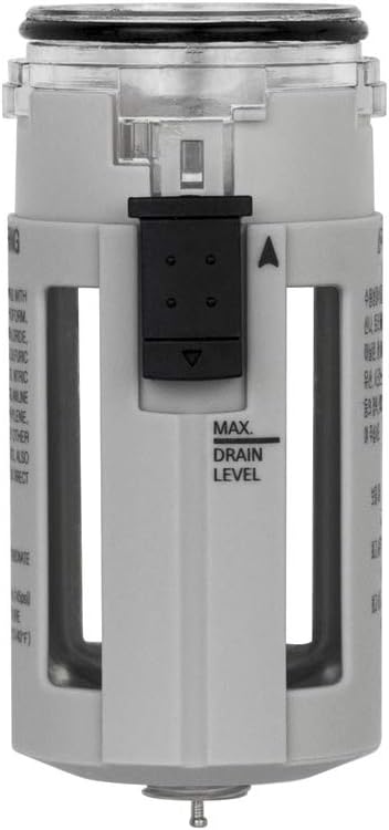 PneumaticPlus PPF-C Series Replacement Bowl Kit for Particulate(PPF Series) and Coalescing (PPFH Series) Air Filter (PPF2, Manual Drain)
