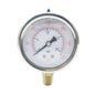 Joywayus Pressure Gauge 0-300 PSI Brass 1/4" NPT Male Thread Lower Mount, Glycerin Filled, Stainless Steel Case, Multiple Function