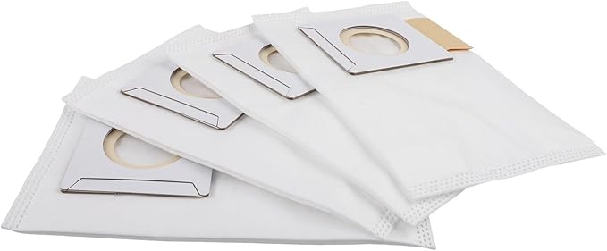 5-Layer Electrostatic Fleece 197903-8 Filter Bags With Rubber Seal For 36V 18V X2 Backpack Vacuum XCV05 XCV09 XCV10 Dust Collection 4-Pack ﻿(10 PACK)